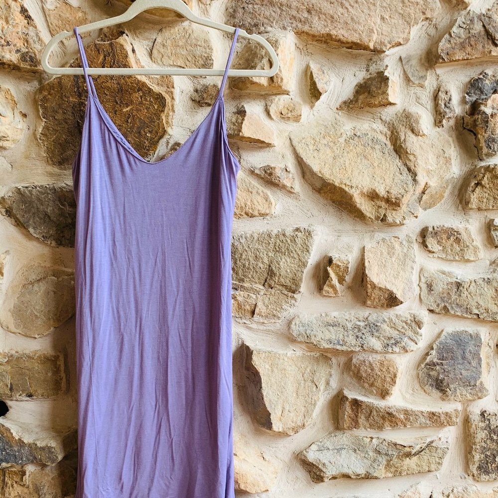 Excuse Me Thin Strap Hi-Lo V-Neck Casual Dress Sm